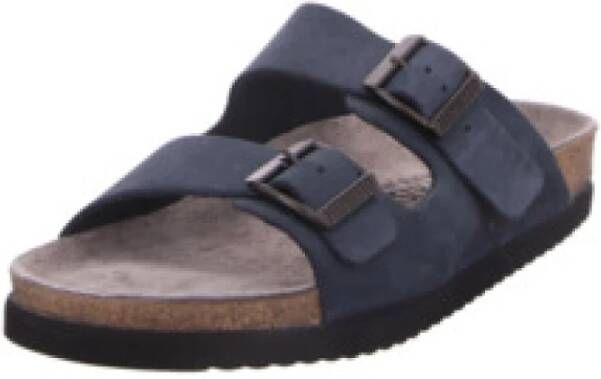 Mephisto Blauwe Heren Slippers