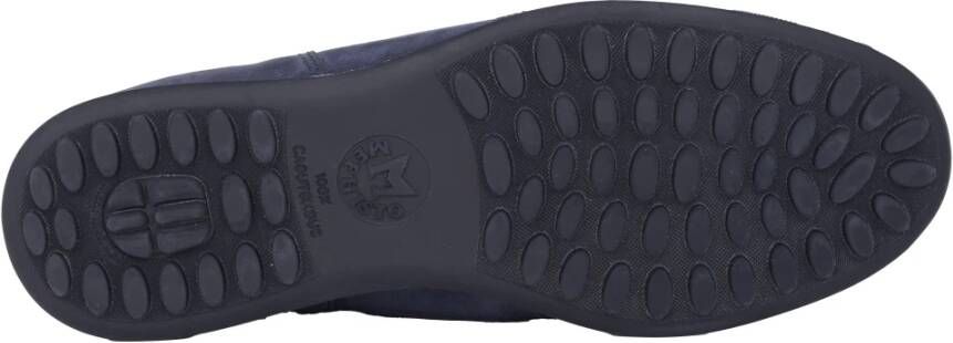 Mephisto Blauwe leren herensneaker