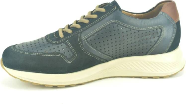 mephisto Blauwe Runner N. + Tiret + Perfo Blue Heren