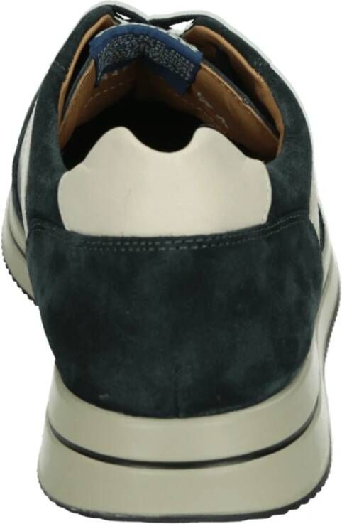 Mephisto Blauwe Vrijetijdsschoenen Garry Velsport