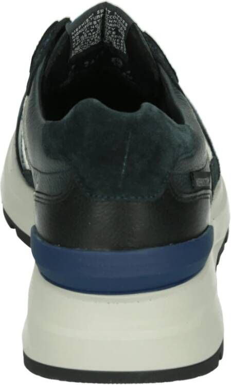 Mephisto Blauwe Vrijetijdsschoenen met Uitneembaar Voetbed
