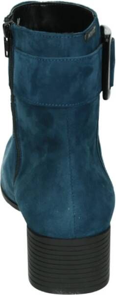 Mephisto Blauwe Westernlaars met Uitneembaar Voetbed