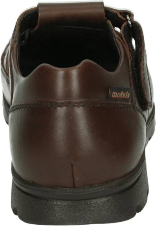 Mephisto Bruine leren sandalen