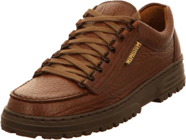 Mephisto Bruine Veterschoenen voor Mannen