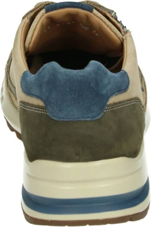 Mephisto Casual Leren Sneakers Taupe