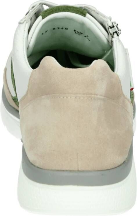 Mephisto Casual Witte Leren Sneakers