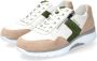 Mephisto Comfortabele Rollende Wandelsneaker Beige Wit Multicolor Heren - Thumbnail 4