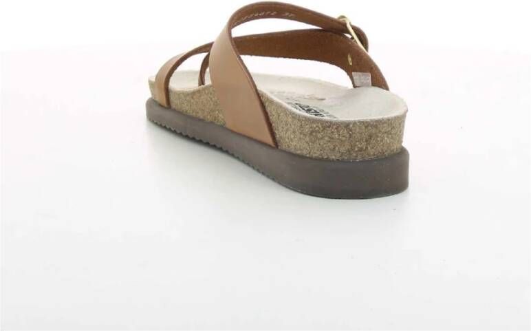 Mephisto Dames Cognac Leren Sandalen