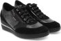 Mephisto Dames platte schoen van suède leer zwart grijs Black Dames - Thumbnail 6