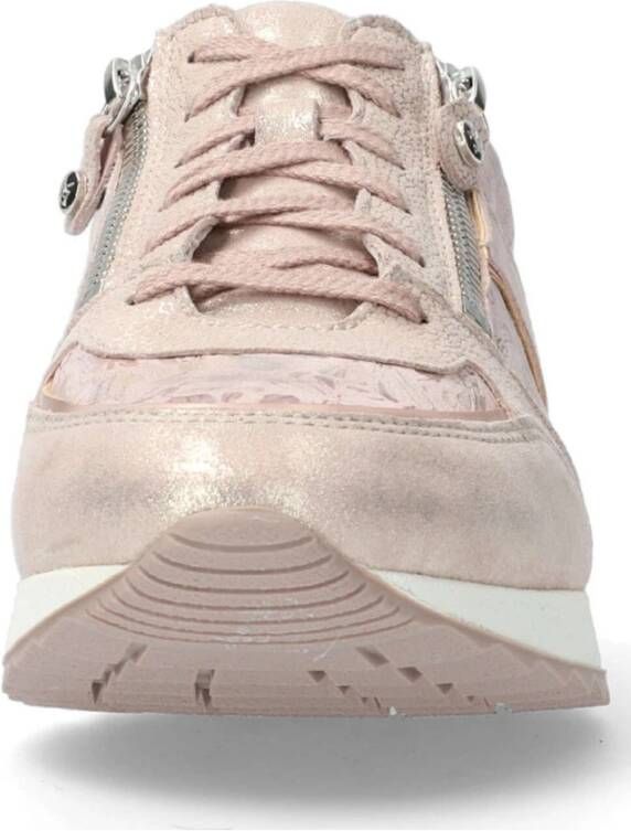 Mephisto Dames Sneaker Leer Mix Nude
