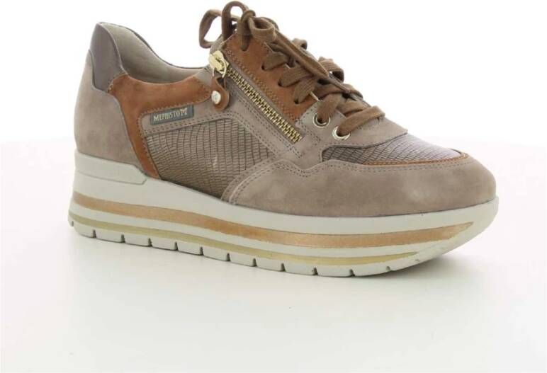 mephisto Damesschoenen Brons Panthea Beige Dames