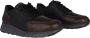 Mephisto Wijde pasvorm sneaker in donkerbruin - Thumbnail 2
