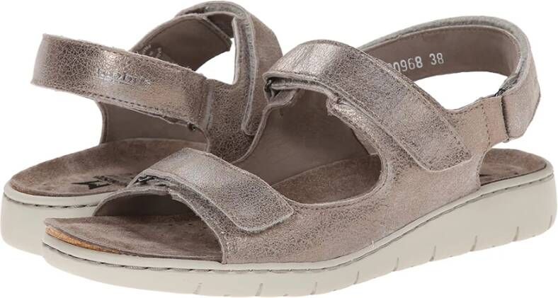 mephisto Flat Sandals Beige Dames