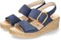 Mephisto Mobils Nasma dames sandaal blauw - Thumbnail 4