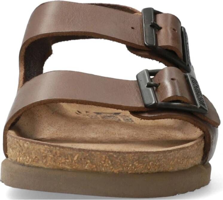 mephisto Flat Sandals Bruin Heren