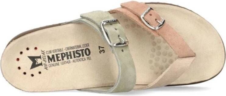 mephisto Flat Sandals Multicolor Dames