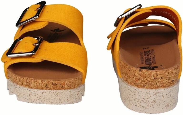 mephisto Flat Sandals Orange Dames