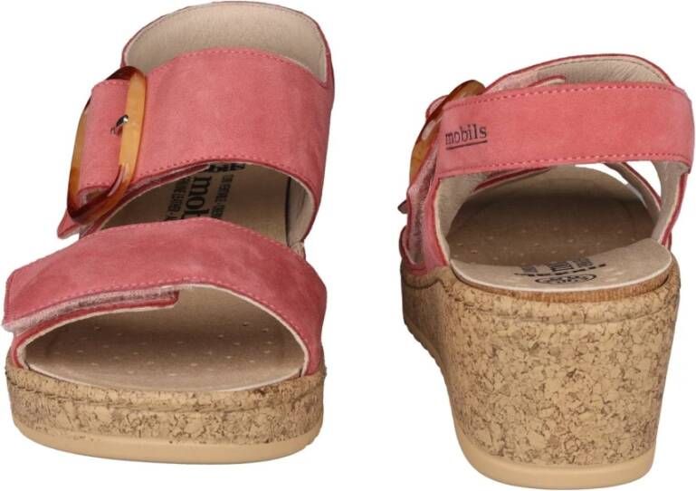 mephisto Flat Sandals Pink Dames