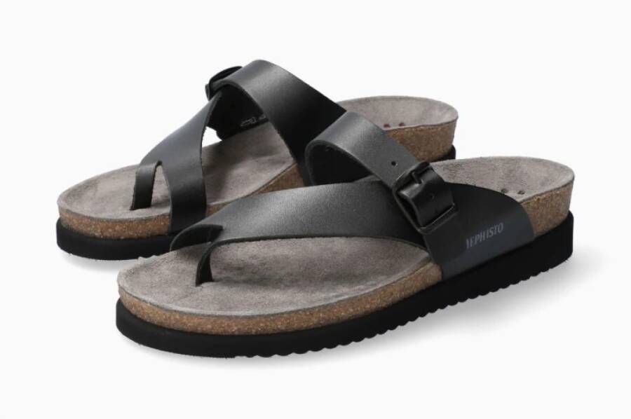 mephisto Flip Flops Zwart Dames