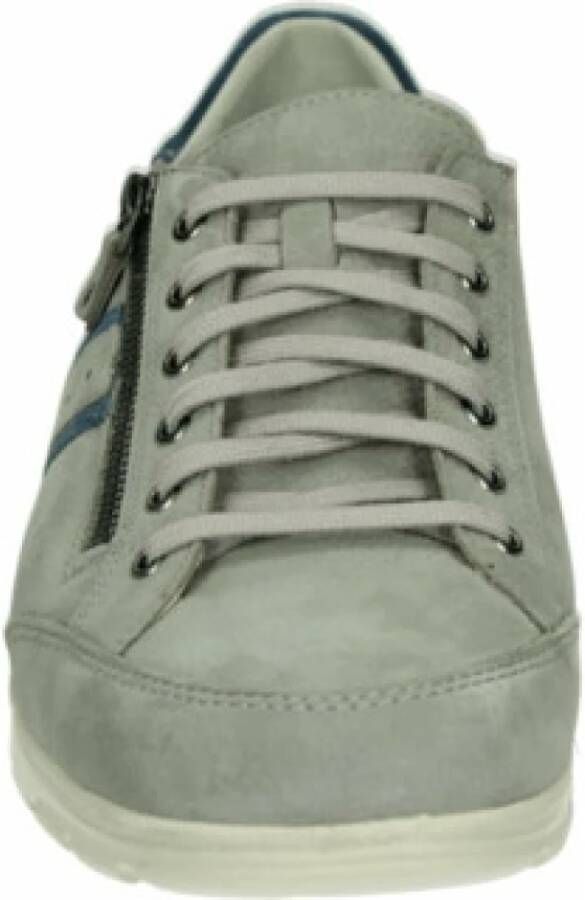 Mephisto Grijze Heren Sneaker Comfortabel en veelzijdig