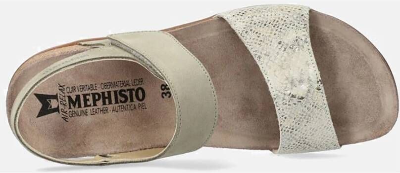 Mephisto Groene Trendy Sandaal met Soft-Air Technologie