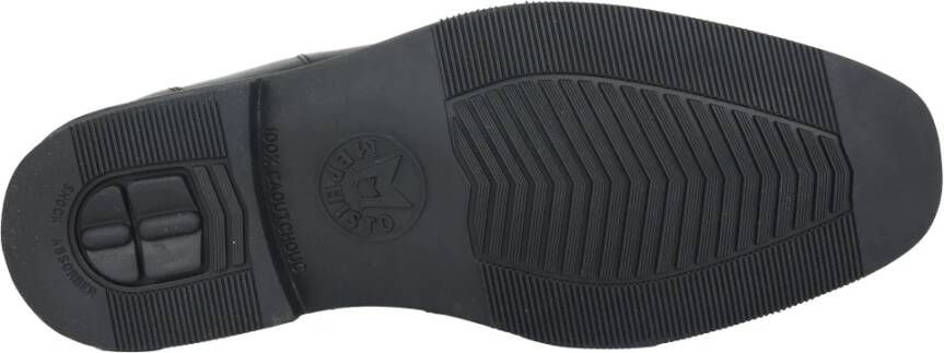 Mephisto Handgemaakte Chelsea-laars Zwart
