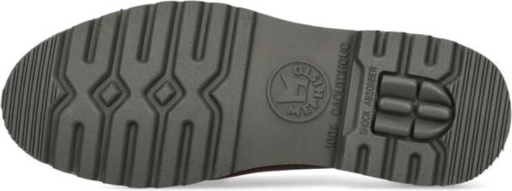 Mephisto Handgemaakte Veterschoen Donkerbruin