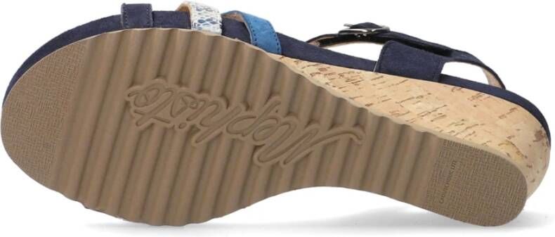Mephisto Indigo Blauwe Dames Sandaal
