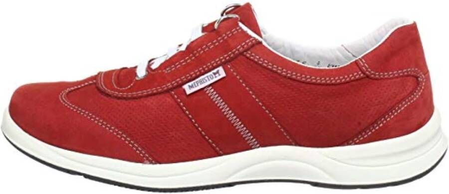 mephisto Laced Shoes Rood Dames