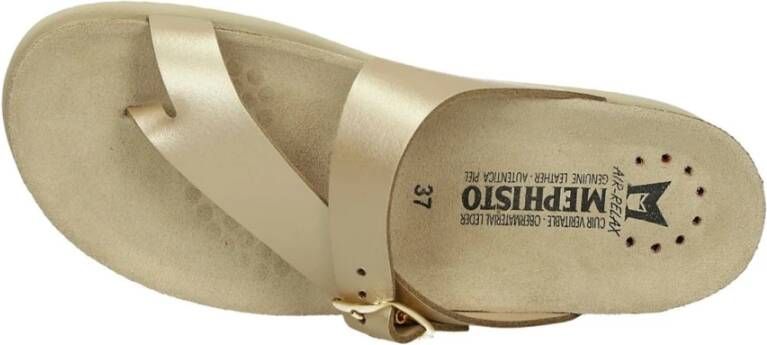 Mephisto Leren sandalen met gespsluiting