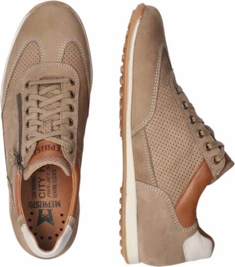 mephisto Oranje Veterschoenen Orange Heren