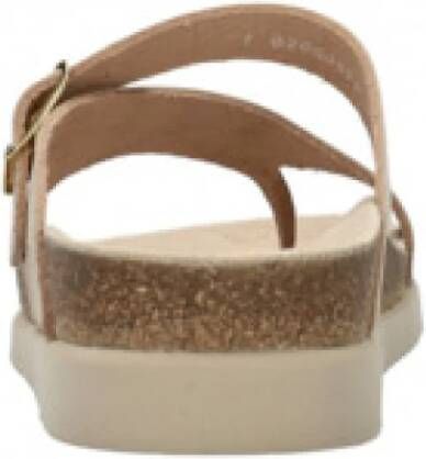 Mephisto Sandalen met bandjes voor dames in taupe