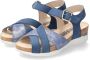 Mephisto Elegante Otalya Sleehak Sandaal Blue Dames - Thumbnail 2