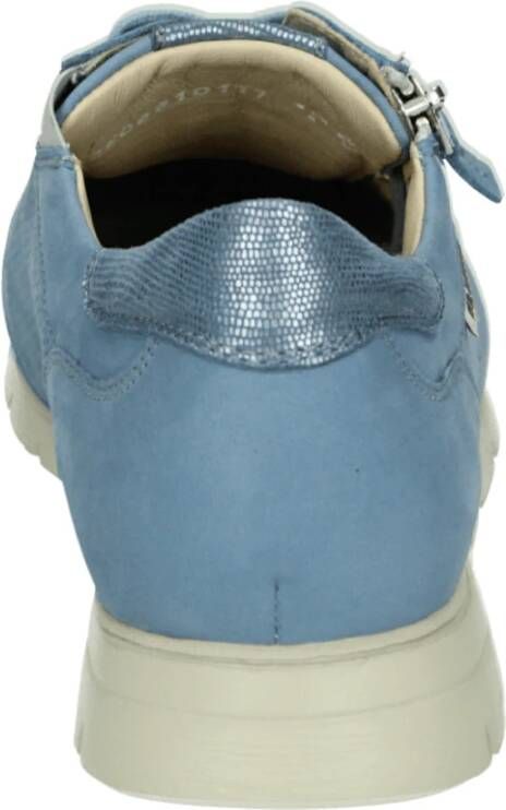 Mephisto Sportieve Lage Damesschoenen Lichtblauw