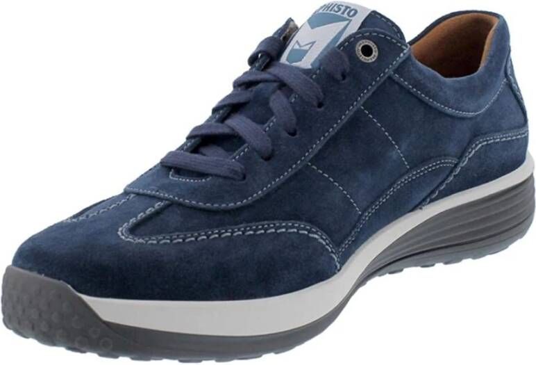 mephisto Stijlvolle Heren Veterschoenen Blue Heren
