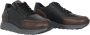 Mephisto Wijde pasvorm sneaker in donkerbruin Multicolor Heren - Thumbnail 5