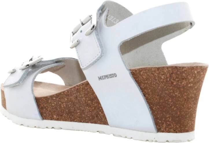 mephisto Witte Lissandra Sandalen White Dames