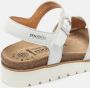 Mephisto Thina Leren Dames Sandalen Wit - Thumbnail 4