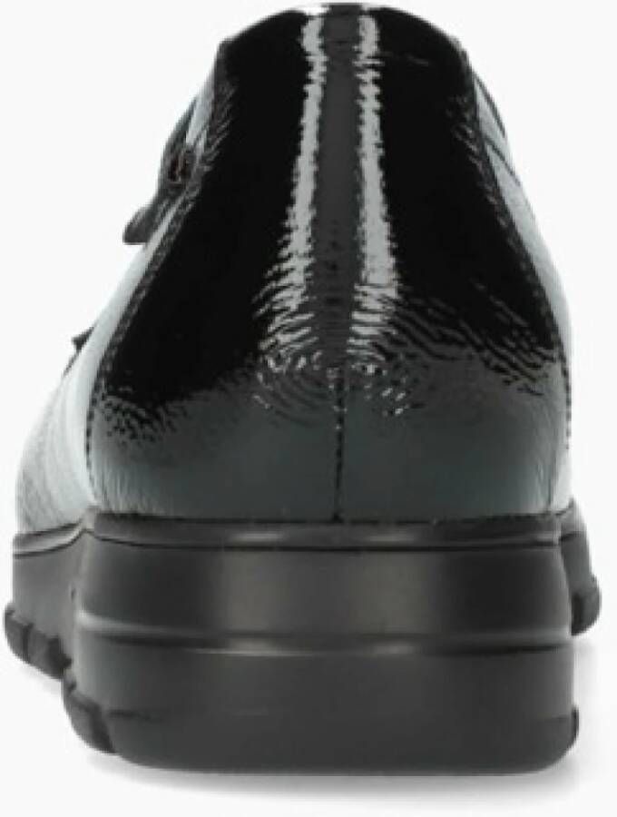 Mephisto Zwarte dames mocassins comfortabele stijl