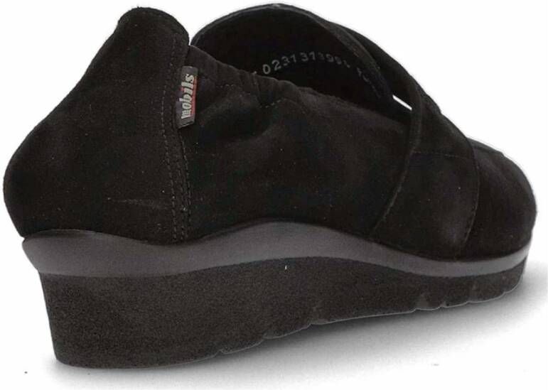 Mephisto Zwarte dames mocassins slipper