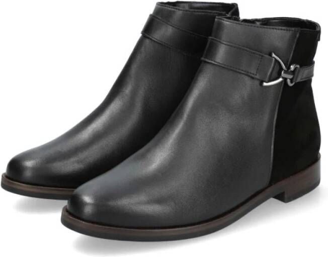 mephisto Zwarte Enkellaars voor Dames Houria Black Dames