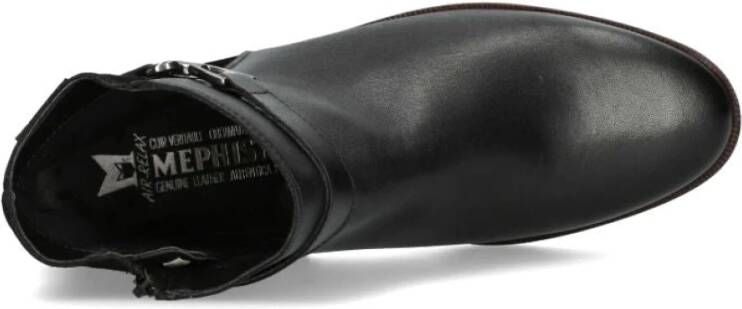 mephisto Zwarte Enkellaars voor Dames Houria Black Dames