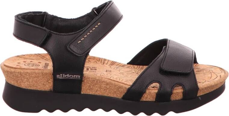 mephisto Zwarte Quirina Sandalen Black Dames
