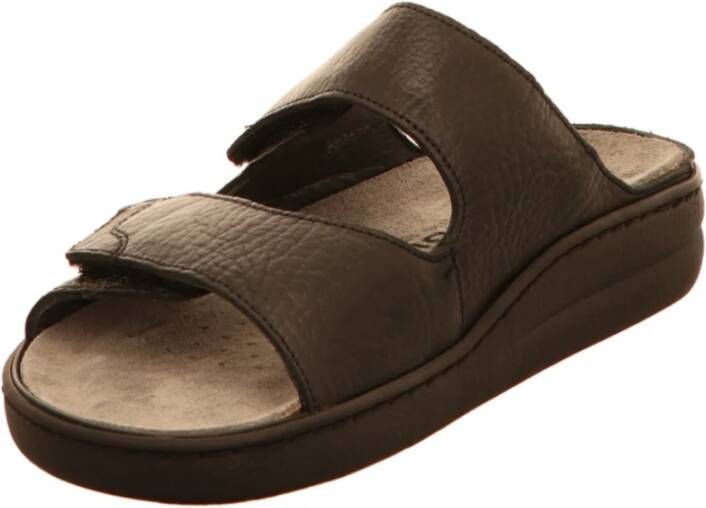 mephisto Zwarte Sandalen Black Heren