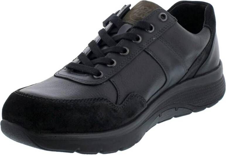 mephisto Zwarte Veterschoenen Amory Stijl Black Heren