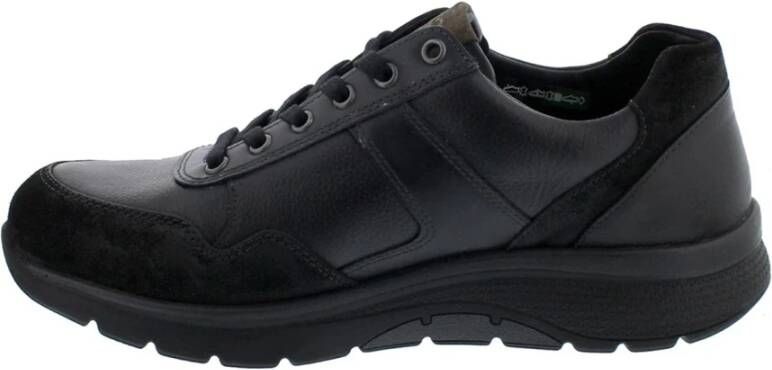 mephisto Zwarte Veterschoenen Amory Stijl Black Heren