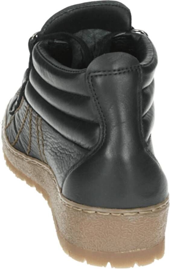 Mephisto Zwarte Vrije Tijd Mid Schoenen