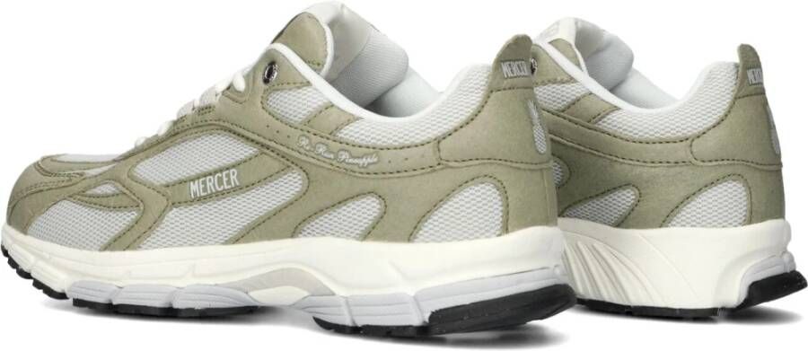 Mercer Amsterdam Ananas Sneakers Groen Mesh Green Dames