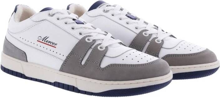 Mercer Amsterdam Brooklyn Wit Grijs Sneakers