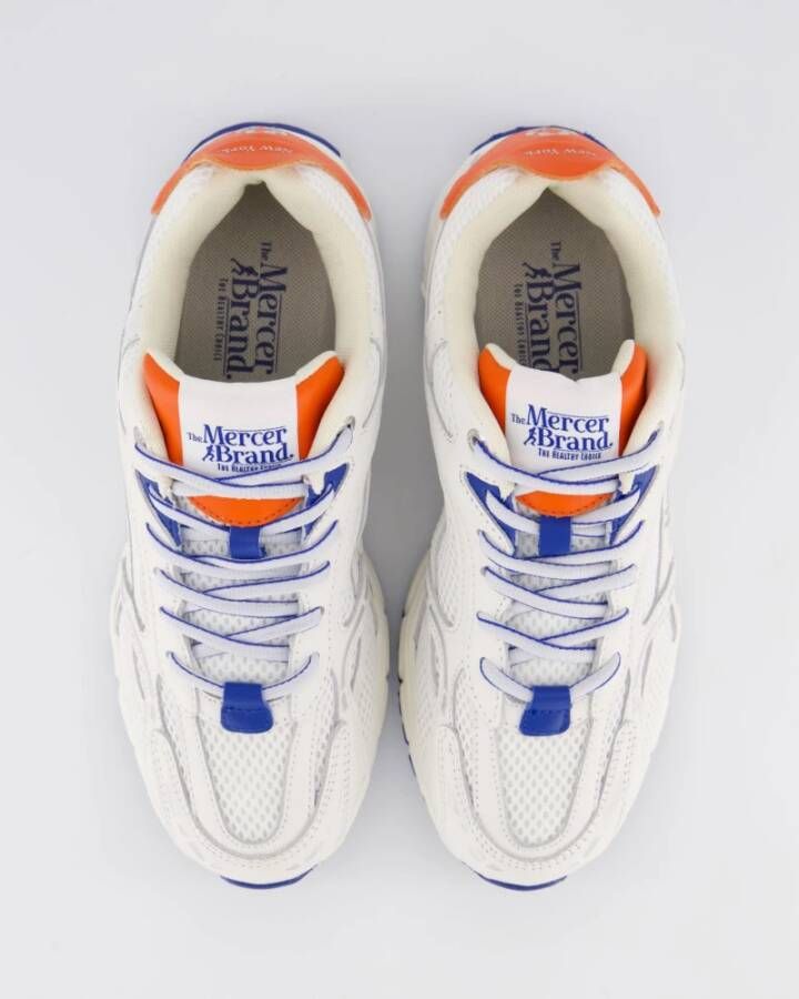 Mercer Amsterdam Dames The Re-Run City Wit Blauw White Dames